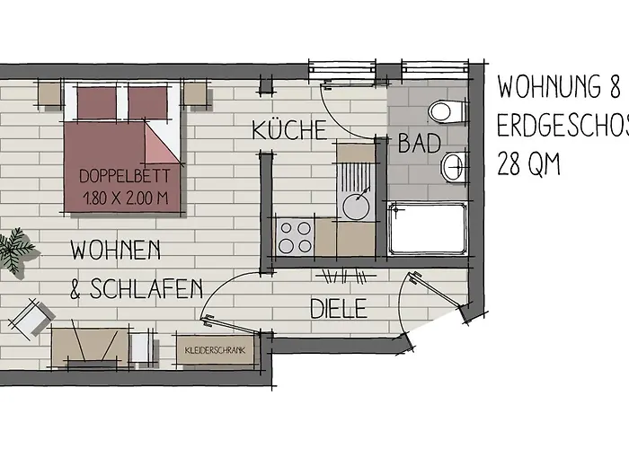 Marienthal Apartament Hamburg